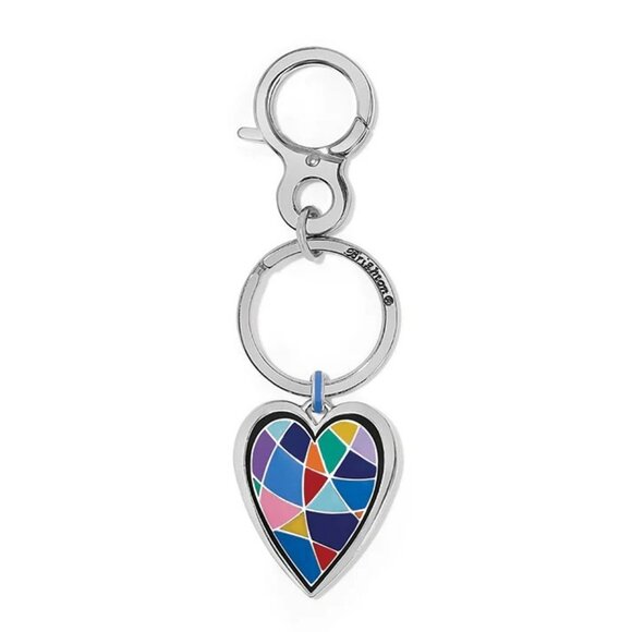 Brighton Colormix Heart Handbag Fob  E18463  $58 NWT - Picture 1 of 2